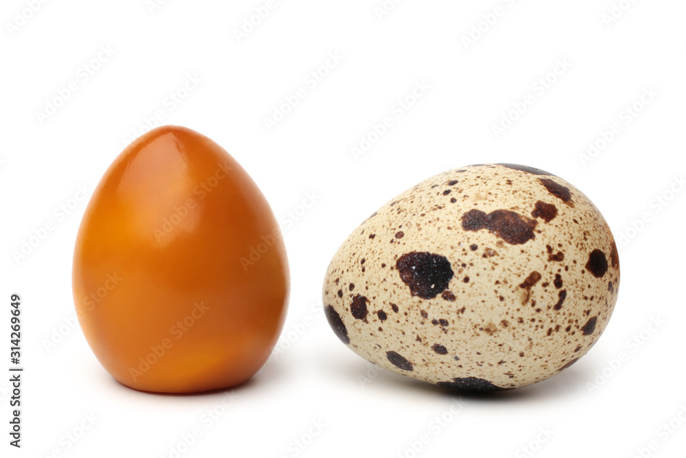 Smoked and raw quail eggs Smoked and raw quail eggs