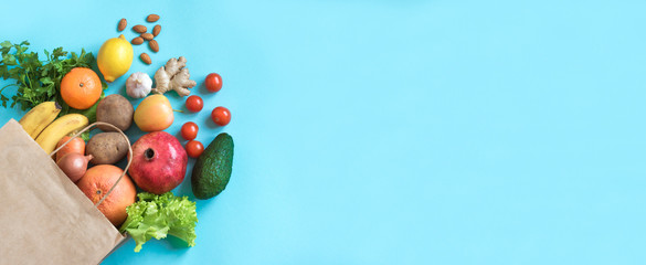 Healthy food background