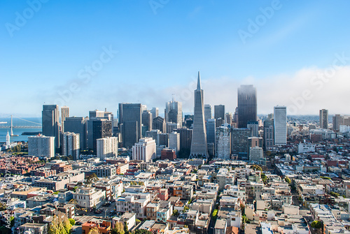 Beautiful skyline of San Francisco, USA