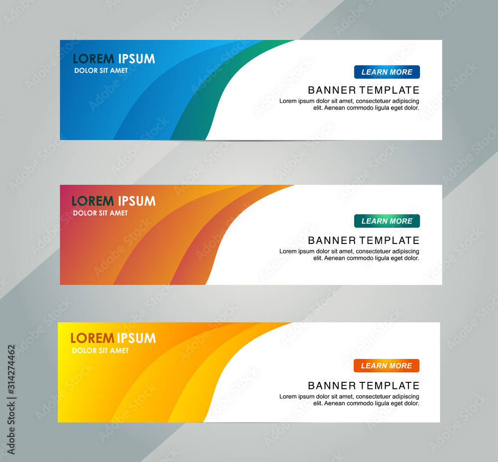 Creative Abstract Web banner design background or header Templates Creative Abstract Web banner design background or header Templates