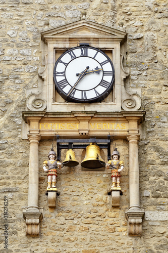 Carfax Tower Clock, St Martin's Tower, Oxford, United Kingdom photo