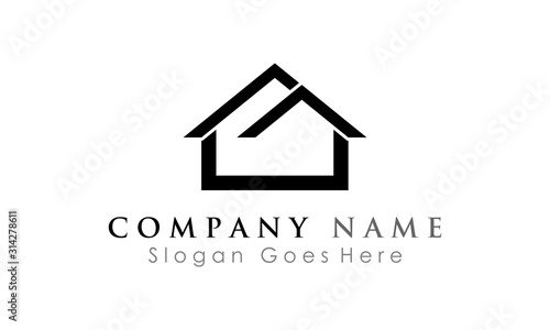 house simple logo icon