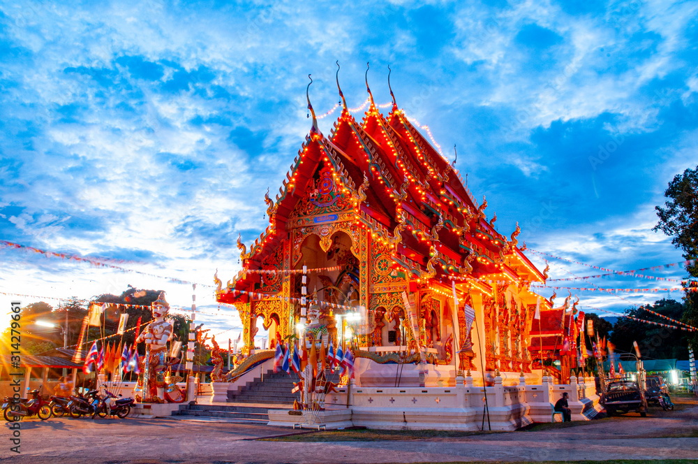 Naklejka premium thai temple