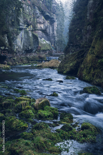 waterfall in forest