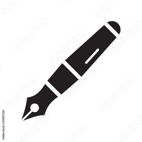 Fountain Pen Icon Vector EPS 10