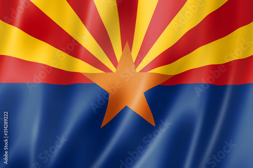 Arizona flag, USA