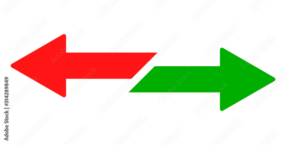 Exchange arrows vector icon. Flat Exchange arrows pictogram is isolated on a white background. Exchange arrows vector icon. Flat Exchange arrows pictogram is isolated on a white background.