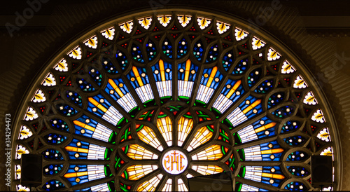 stained glass window