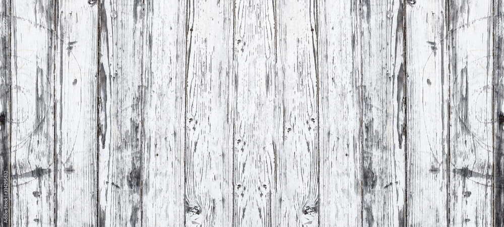 old white painted exfoliate rustic bright light wooden texture - shabby wood background panorama banner long old white painted exfoliate rustic bright light wooden texture - shabby wood background panorama banner long