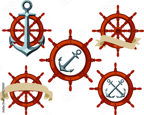 cruising shipping iconsons