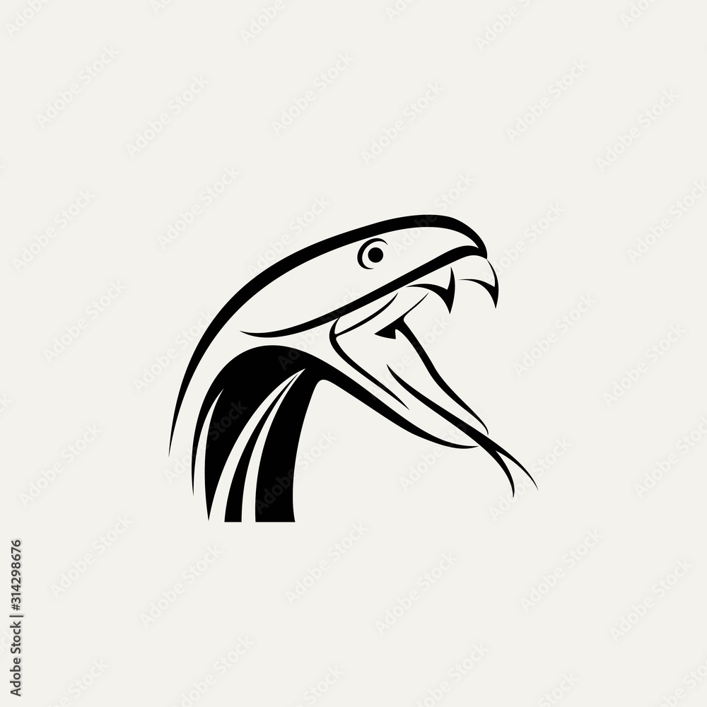 Fototapeta premium reptile snake cobra animal for logos
