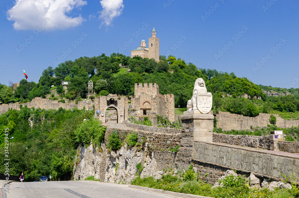 Tsarevets Fortress in Veliko Tarnovo, Bulgaria