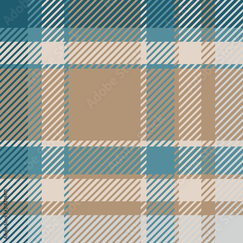 Plaid or tartan vector is background or texture in many color