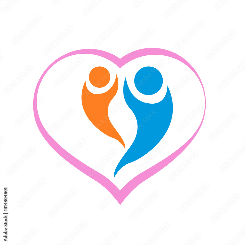 Community care template vector icon Community care template vector icon