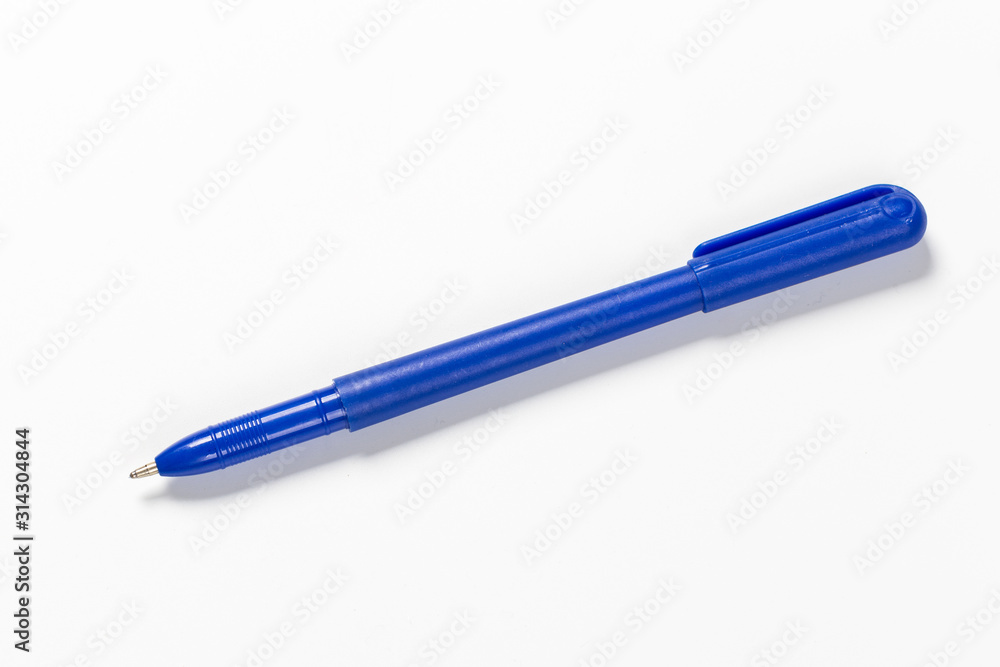 Handheld Writing Tools Pen for Business Office and School Education Supplies in White Isolated Background Handheld Writing Tools Pen for Business Office and School Education Supplies in White Isolated Background