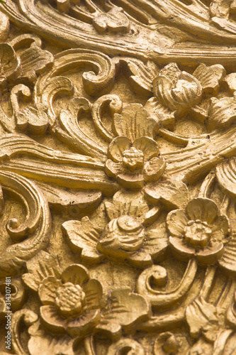 Detail from temple in Kuta ...