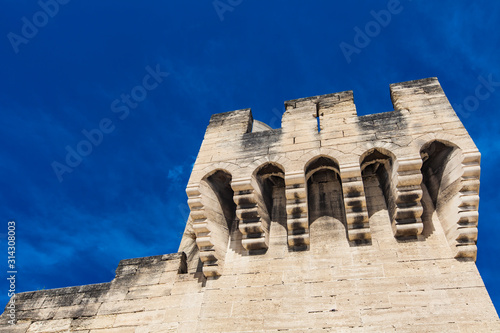 Avignon medieval city walls