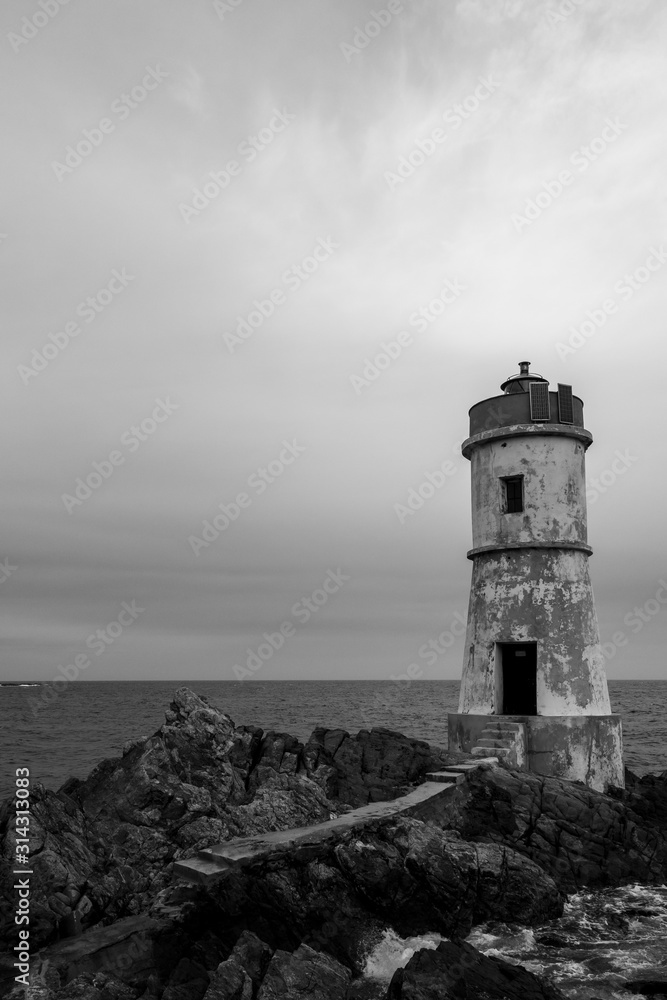 Capo Ferro lighthouse in Sardinia