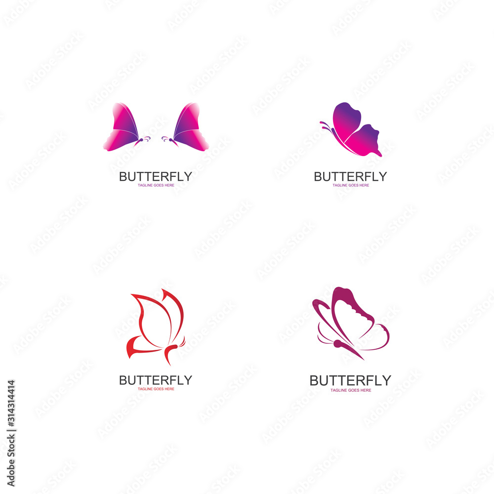 Beauty Butterfly icon design Beauty Butterfly icon design