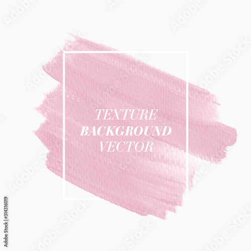 Logo brush painted watercolor background vector. Perfect design for headline and sale banner. 