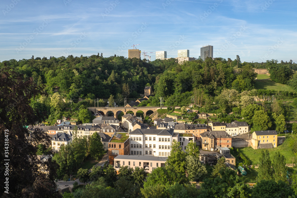panoramic view of Luxembourg