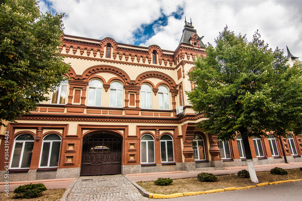  old building in neorussian style in Kropyvnytskyi