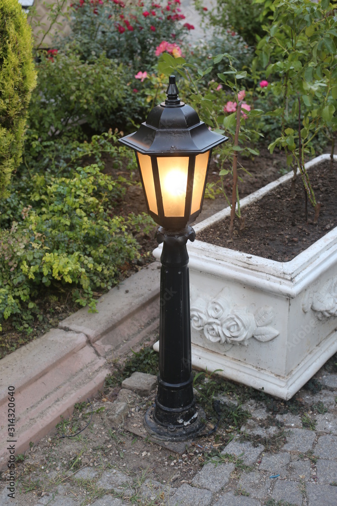 Fototapeta premium garden lamp