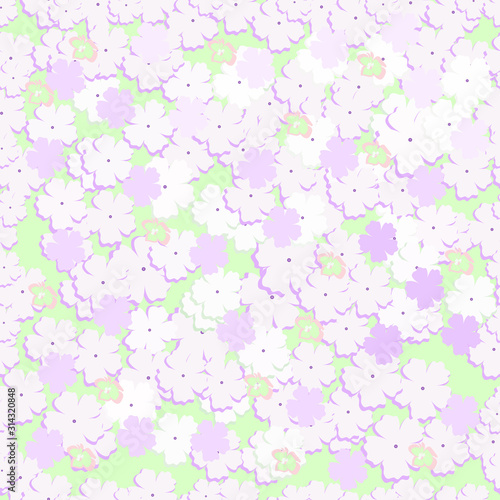 Seamless floral pattern . Vector illustration