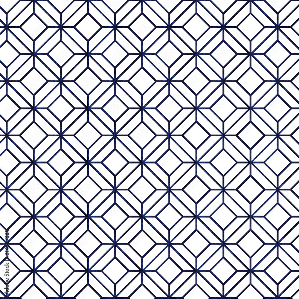 Naklejka premium Moroccan Rhombus Pattern Background
