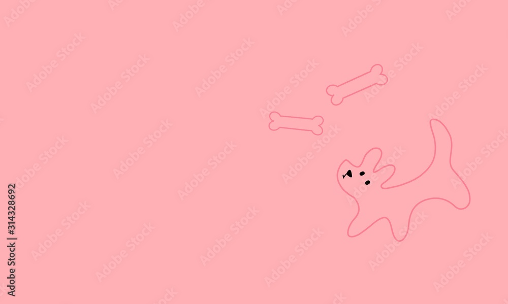 dog cartoon character animal dog cartoon character animal