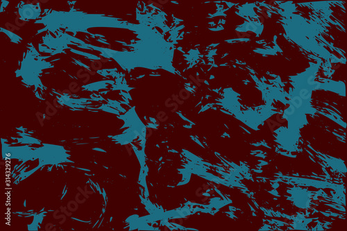 Colourful picture. Bright unusual colors. Curve lines, splashes, rough scratches. Vector eps illustration.