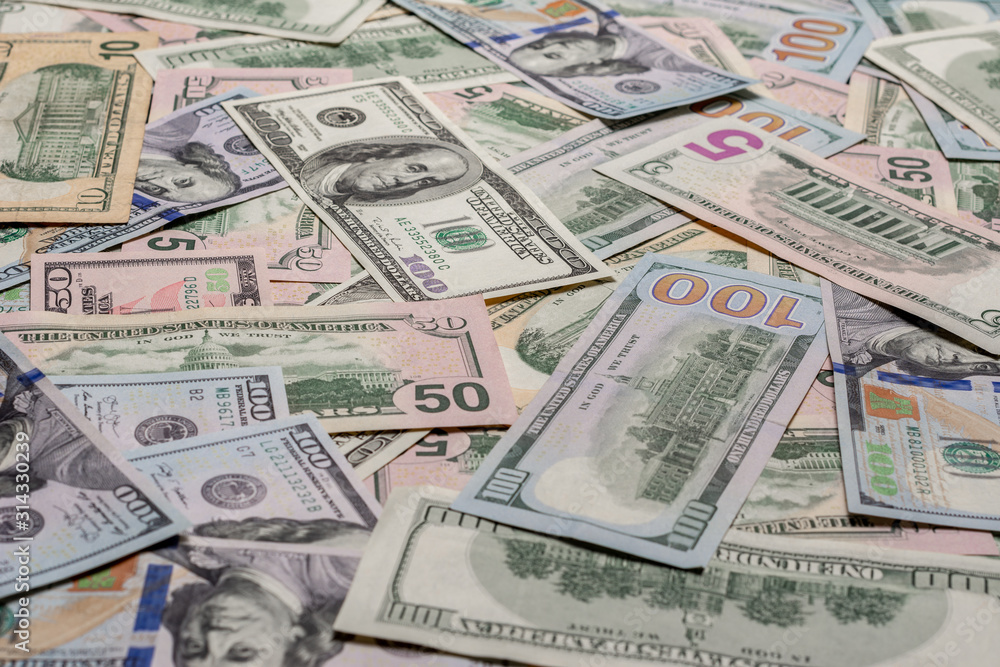 The dominant currency of the world, dollar bills in textured form. The dominant currency of the world, dollar bills in textured form.