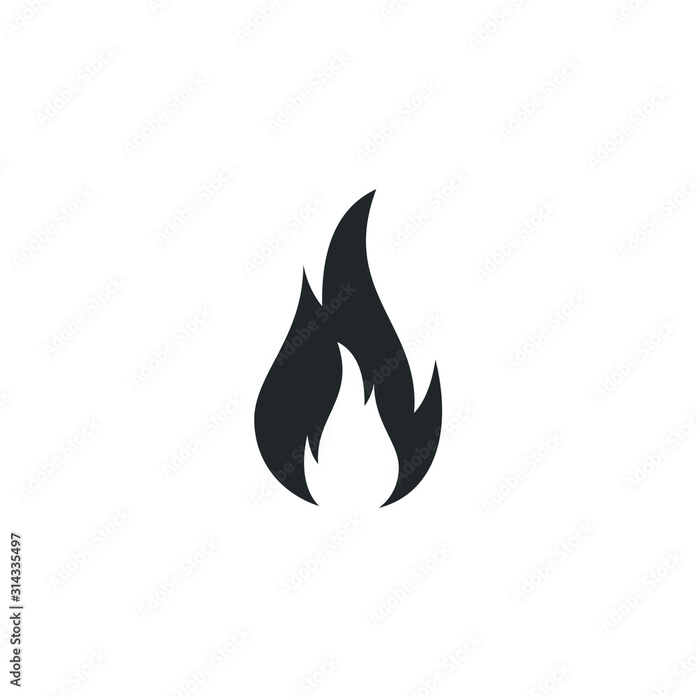 Fire flames icon template color editable. Fire flames symbol vector sign isolated on white background illustration for graphic and web design. Fire flames icon template color editable. Fire flames symbol vector sign isolated on white background illustration for graphic and web design.