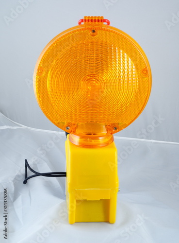Warning orange lamp