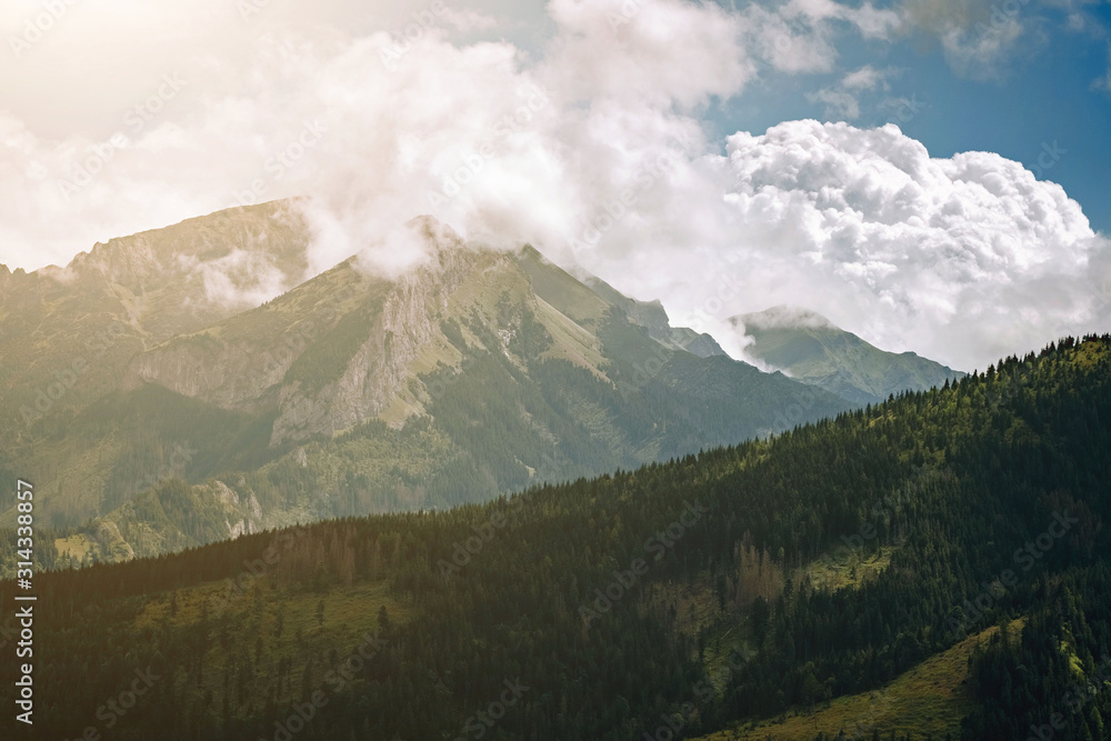 amazing nature, summer in the mountains. Travel and hike amazing nature, summer in the mountains. Travel and hike