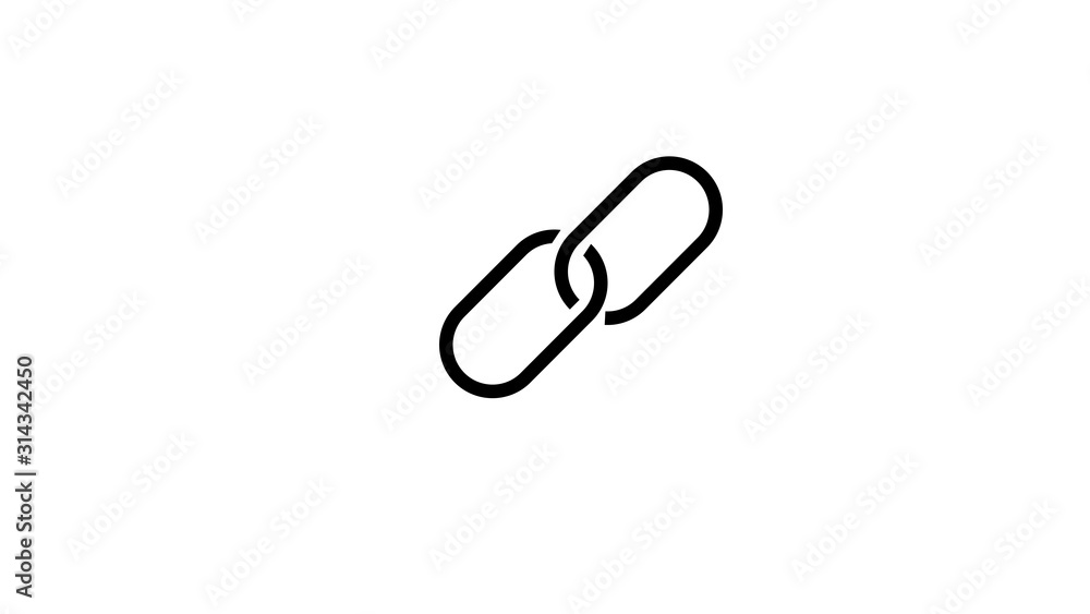 Link Icon Illustration background Link Icon Illustration background
