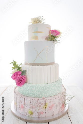 Wedding cake isolated