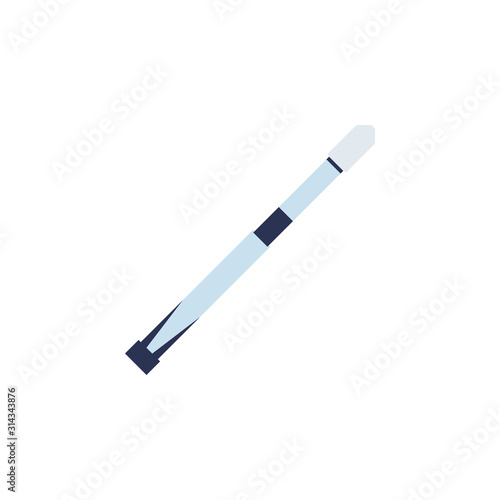 space shuttle flat style icon