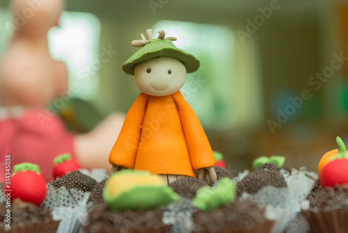 Close up of handmade candies for kids party - farm or rural theme © Divina Epiphania