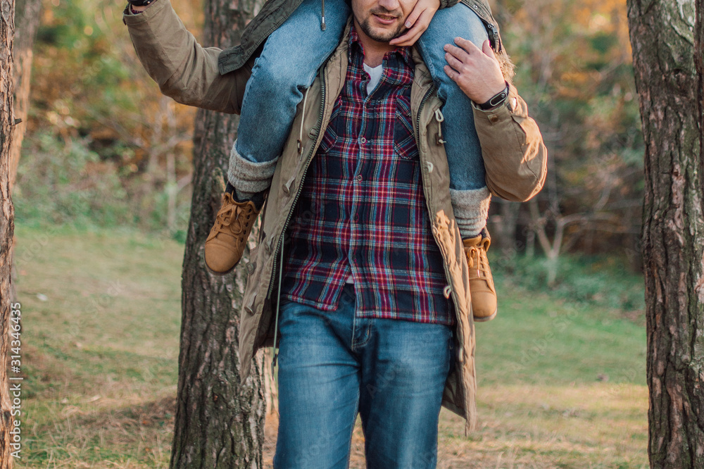 Couple travelers is looking happy in the highlands. Concept of trekking, adventure and seasonal vacation. Couple travelers is looking happy in the highlands. Concept of trekking, adventure and seasonal vacation.