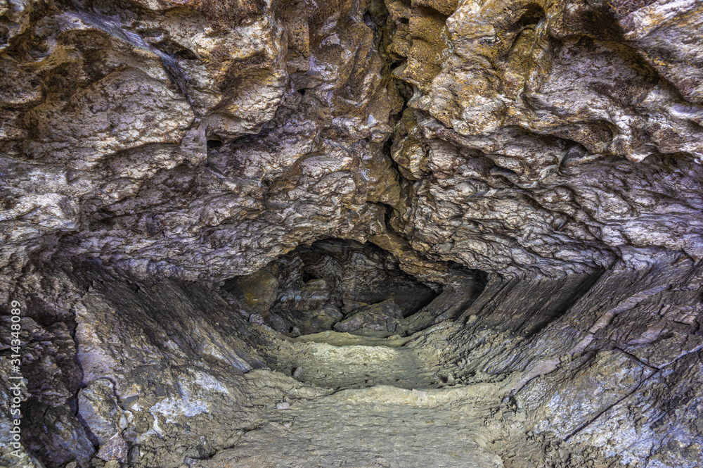Gallery in the karst cave