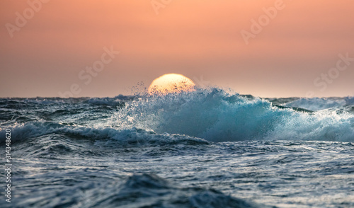Fototapeta Naklejka Na Ścianę i Meble -  sonnenuntergang am meer