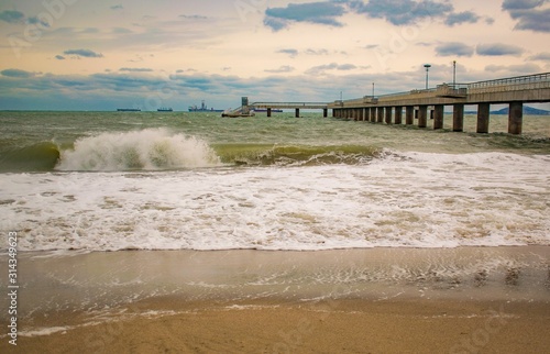 pier on the beach