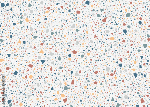 Terrazzo texture. Polished concrete floor and wall pattern. Color surface marble and granite stone, material for decoration	