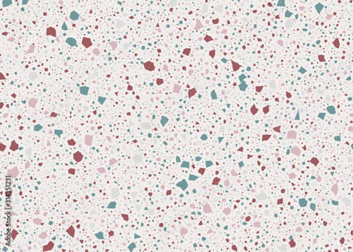 Terrazzo texture. Polished concrete floor and wall pattern. Color surface marble and granite stone, material for decoration	