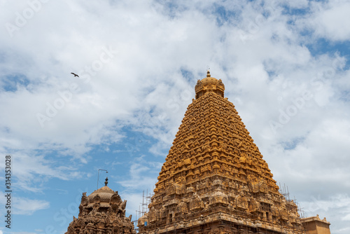 Brihadeeswara Temple in Tanjore, Tamil Nadu, South India photo