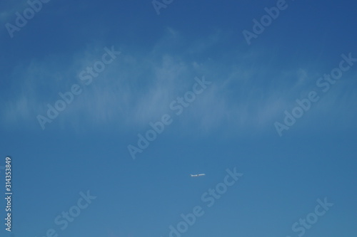 airplane in the sky