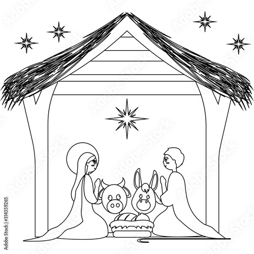 Beatiful manger image