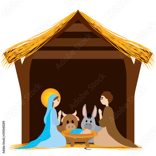 Beatiful manger image