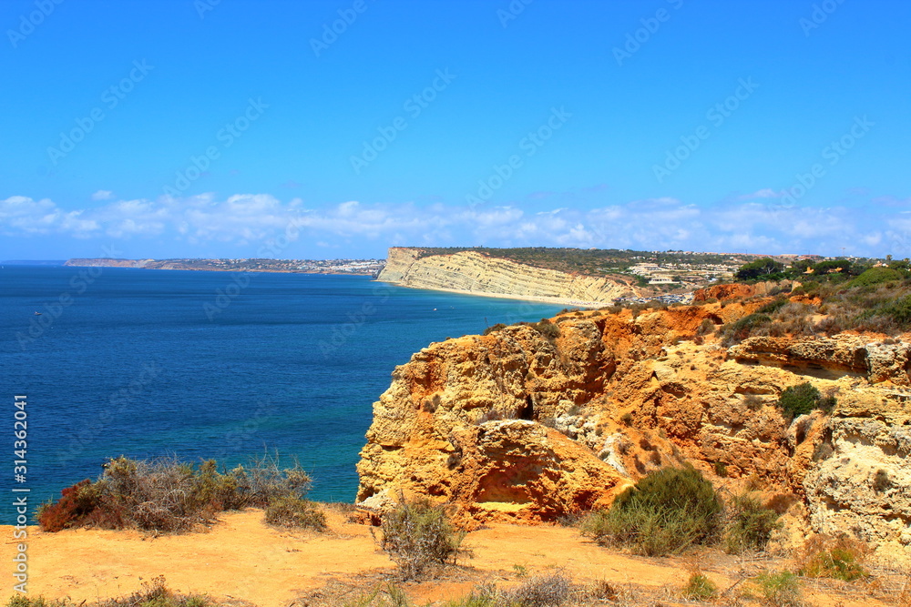 coast in lagos, portugal